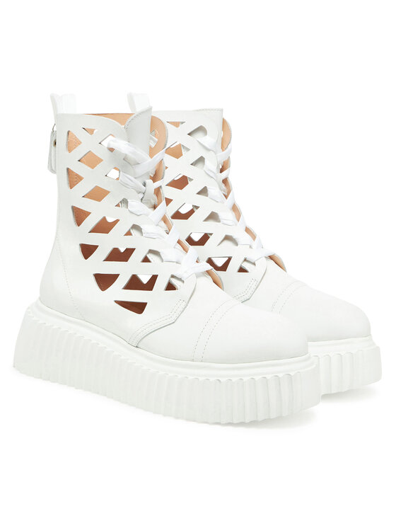 AGL AGL Botine Viggy D751517PGKI034B775 Alb