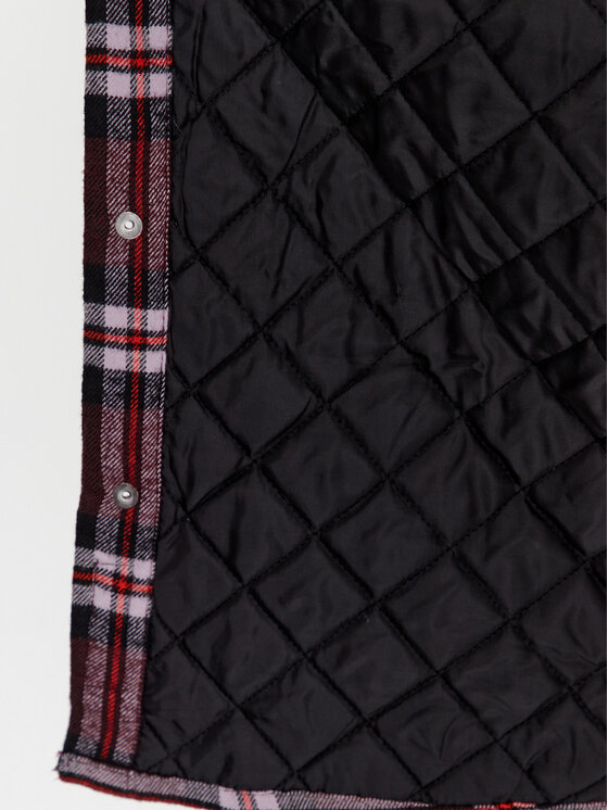 Vans Vans Srajca Kesler Ls Woven VN0008GS Bordo rdeča Loose Fit