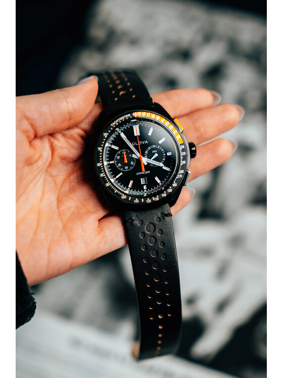 Bulova Bulova Zegarek 98B428 Czarny