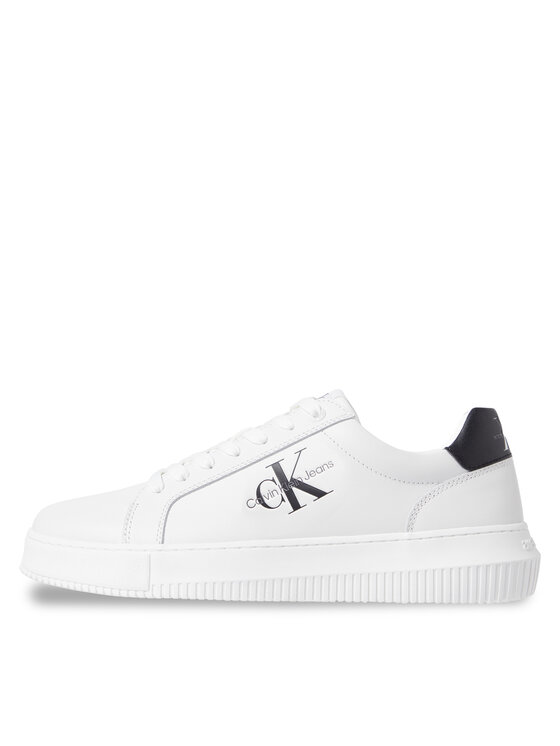 Calvin Klein Jeans Calvin Klein Jeans Sneakersy Chunky Cupsole Monologo YM0YM00681 Bílá