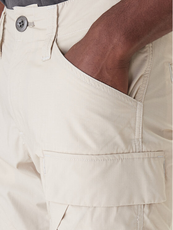 G-Star Raw G-Star Raw Bavlnené šortky 3D Cargo D26222-D308 Écru Regular Fit