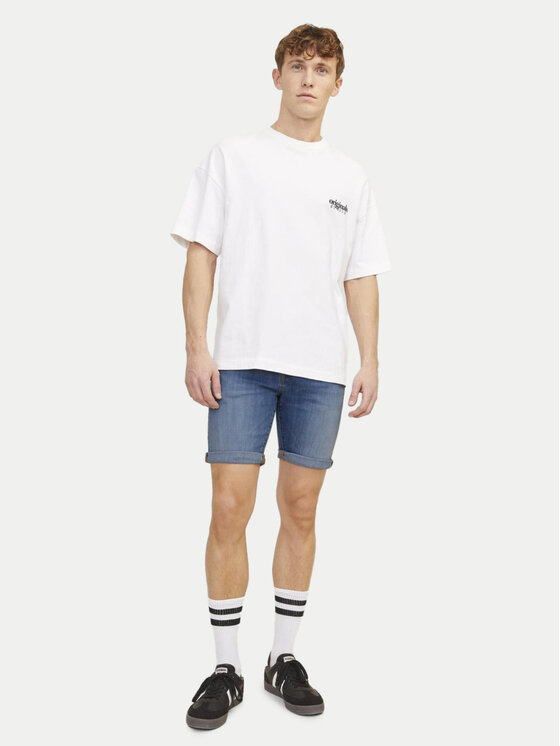 Jack&Jones Jack&Jones Džinsiniai šortai Jjirick 12250488 Mėlyna Regular Fit