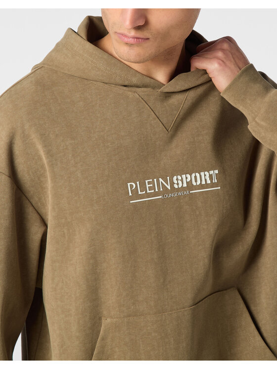 Plein Sport Plein Sport Mikina 24425 Zelená Regular Fit
