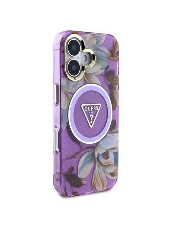 Guess Guess Etui na telefon Apple iPhone 16 Fioletowy