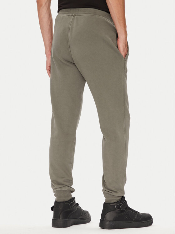 C.P. Company C.P. Company Spodnie dresowe 19CMSP720A006372R Zielony Regular Fit