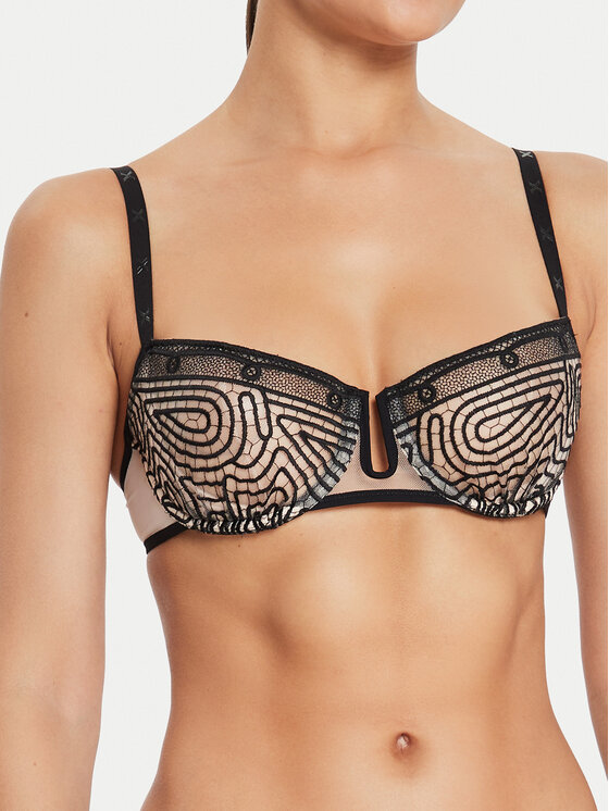 Chantelle Chantelle Balconette krūšturis Vibrate C018N7 Melns