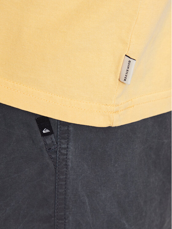 Quiksilver Quiksilver T-särk Qs Bubble Stamp EQYZT07258 Kollane Regular Fit