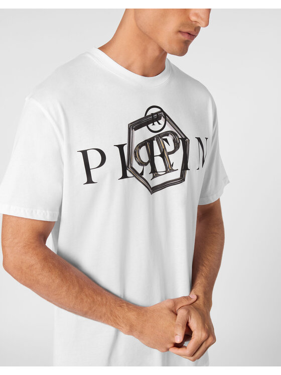 PHILIPP PLEIN PHILIPP PLEIN T-shirt 9423 Bianco Regular Fit