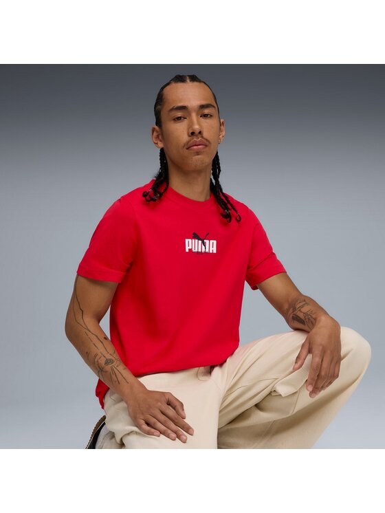 Puma Puma T-Shirt 688032 Czerwony Regular Fit
