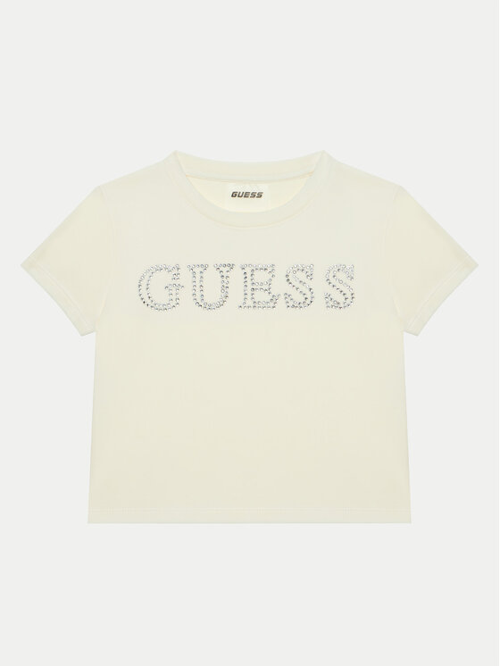 Guess T-krekls J4YI48 KBXI2 Melns Regular Fit