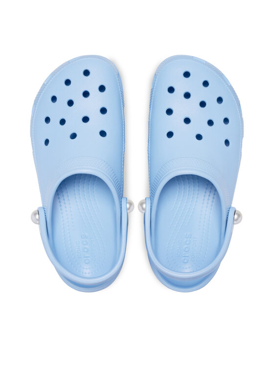 Crocs Crocs Παντόφλες Classic Platform Pearl Clog 211231 Μπλε