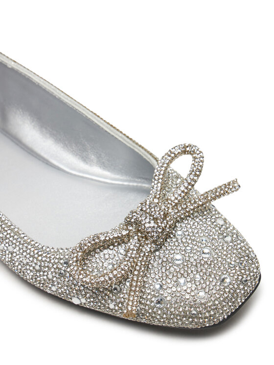 Steve Madden Steve Madden Baleriny Nilsa-R SM11003518 Srebrny