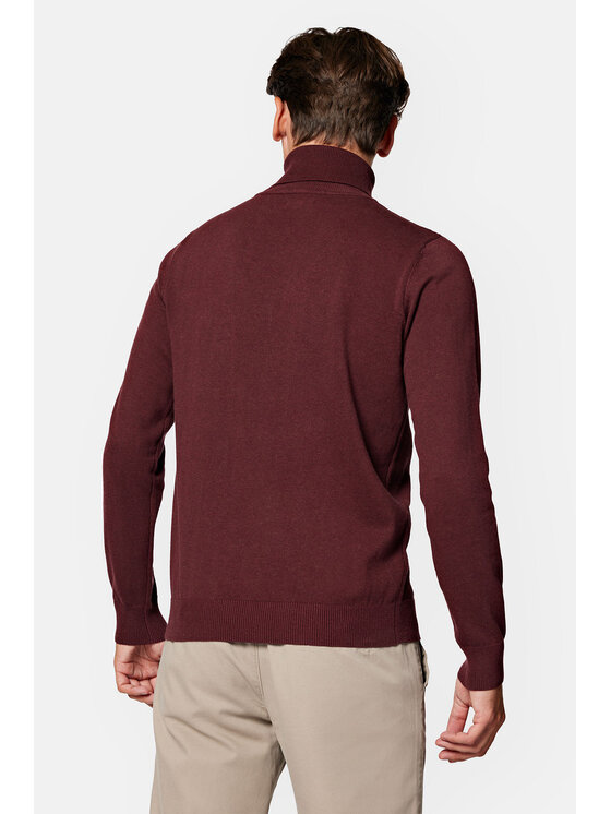 Lancerto Lancerto Golf Slink SW073223000066 Bordowy Regular Fit