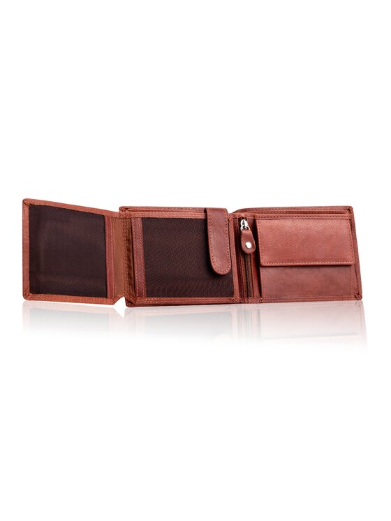Mustang Mustang Portfel DENIMO WALLET Brązowy