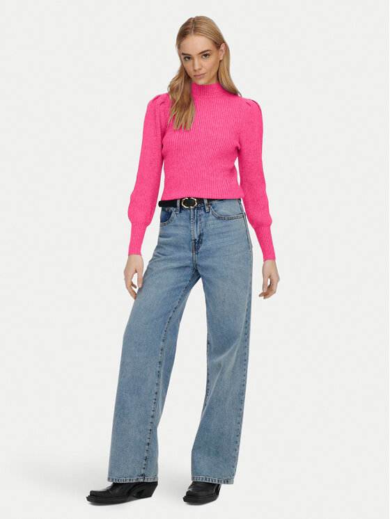 ONLY ONLY Пуловер Katia 15232494 Розов Regular Fit