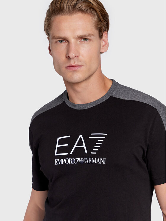 T-shirt 6LPT06 PJ02Z 1200 Nero Regular Fit