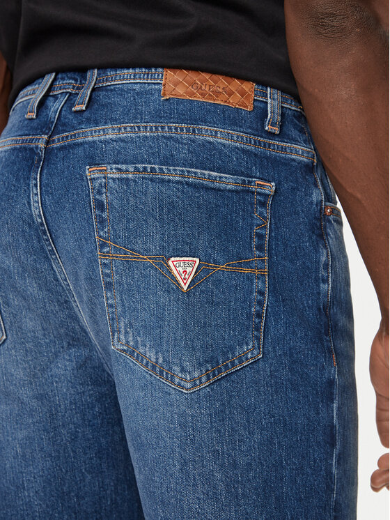 Guess Guess Jeans M4BA66 D4Z84 Blau Relaxed Fit