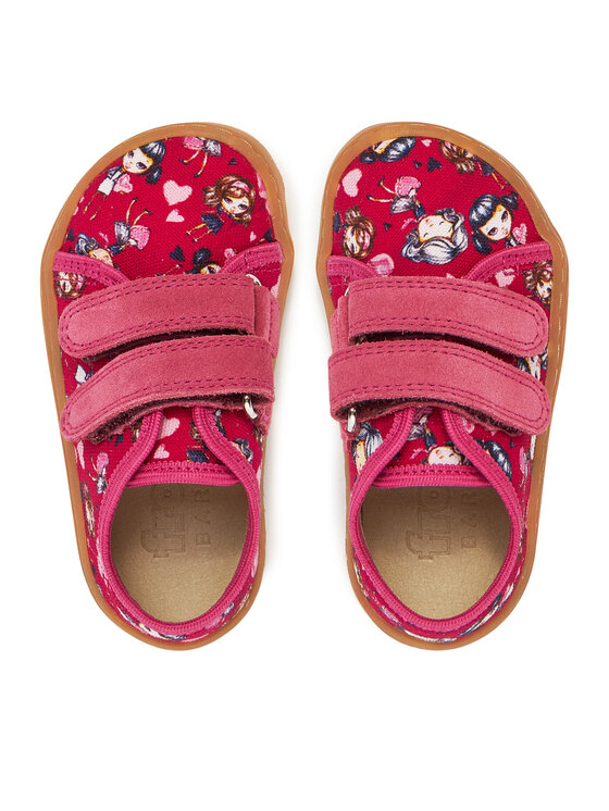 Froddo Froddo Papuče Barefoot Canvas G1700379-32 M Ružičasta