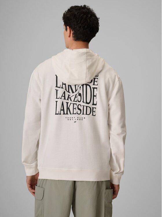4F 4F Bluza LAKESIDE ESCAPE Biały Regular Fit