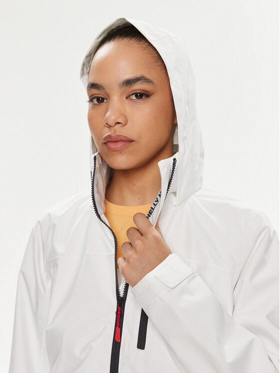 Helly Hansen Helly Hansen Námornícka bunda W Crew Hooded Jacket 2.0 34448 Biela Regular Fit