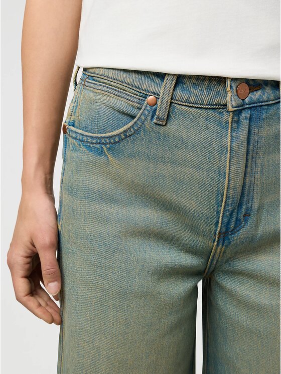 Wrangler Wrangler Jeansy Loose Straight Niebieski Loose Fit