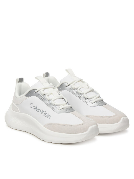 Calvin Klein Calvin Klein Sneakersy Light Eva Runner Nyl-Sue HW0HW03149 Biela