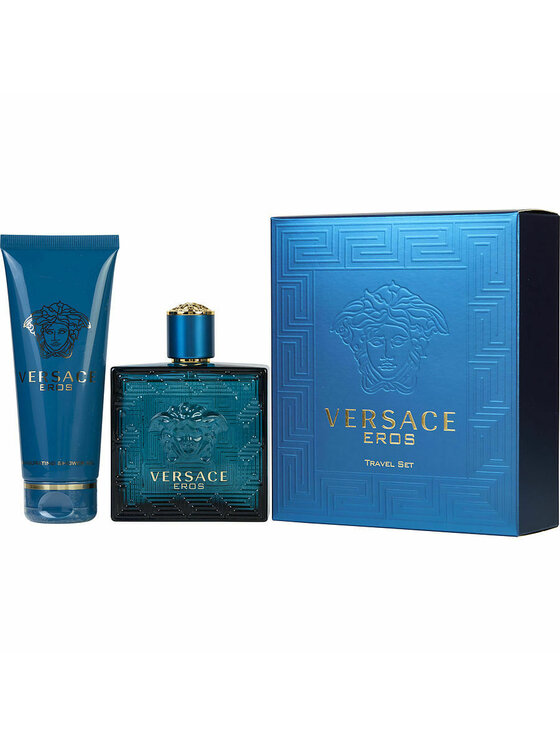 Zestaw zapachowy Versace, Versace Eros zestaw woda toaletowa spray 100ml + żel pod prysznic 100ml