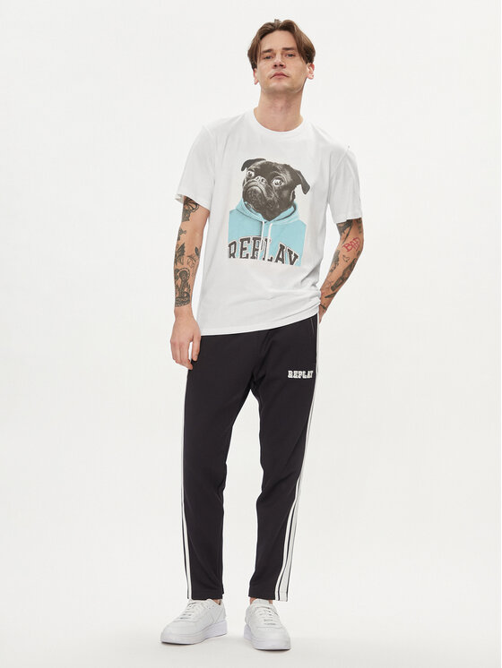 REPLAY Replay T-särk M6808.000.22662 Valge Regular Fit