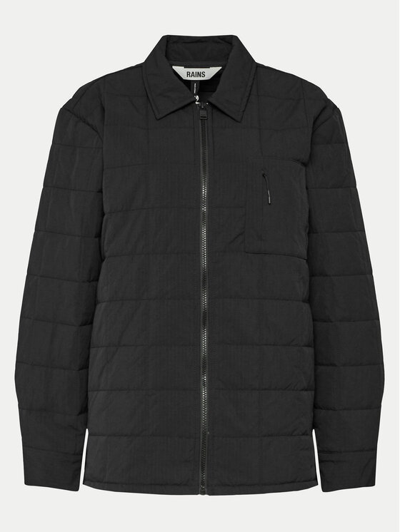 Rains Rains Košile Giron Liner Overshirt T1 19420 Černá Regular Fit