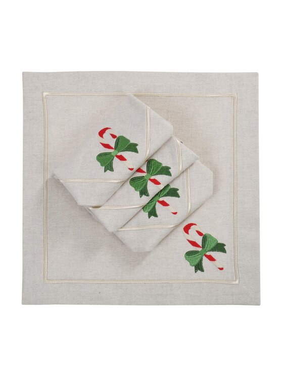 Roseberry Home Roseberry Home Serwetki Candy Cane Mirha Beżowy