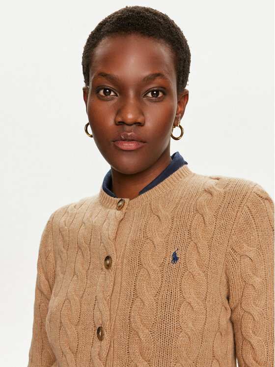 Polo Ralph Lauren Polo Ralph Lauren Kardigāns 211910443001 Bēšs Regular Fit