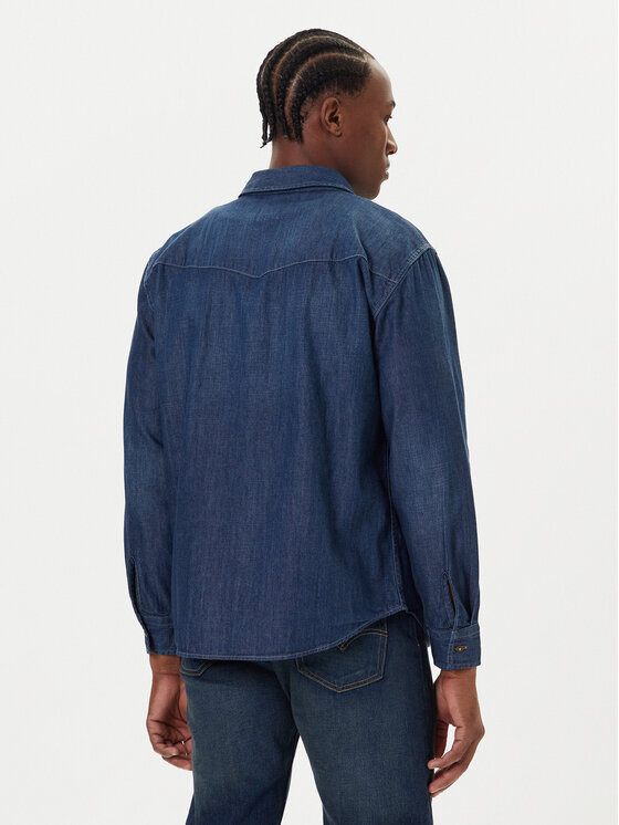 Levi's® Levi's® camicia di jeans Western A1919-0061 Blu scuro Relaxed Fit