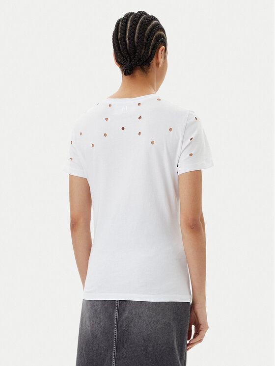 Silvian Heach Silvian Heach Póló GPP25070TS Fehér Regular Fit