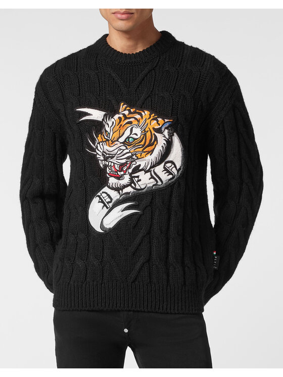 PHILIPP PLEIN PHILIPP PLEIN Longsleeve 14861 Nero Regular Fit