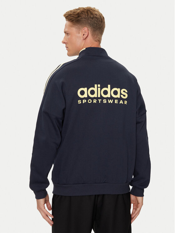 adidas Felpa House of Tiro IW5952 Blu scuro Regular Fit Modivo