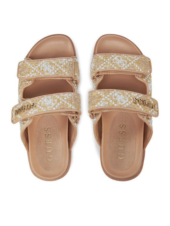 Guess Guess Klapki FLJFZZ FAB19 Beżowy