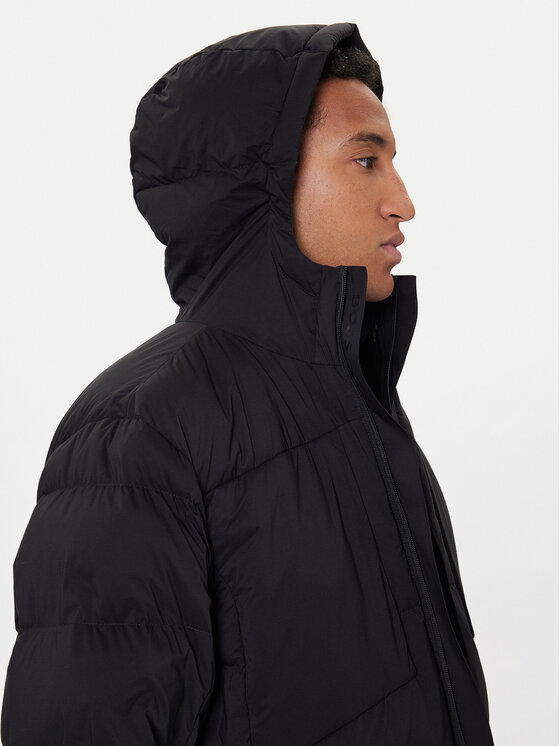 BOSS BOSS Пухено яке Riplite 50543972 Черен Regular Fit