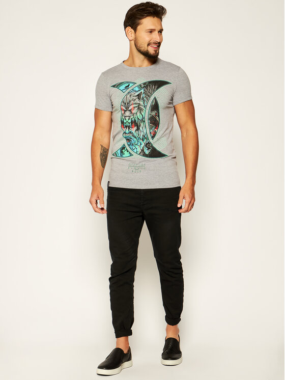 T-shirt Chors Symbol Grigio Regular Fit