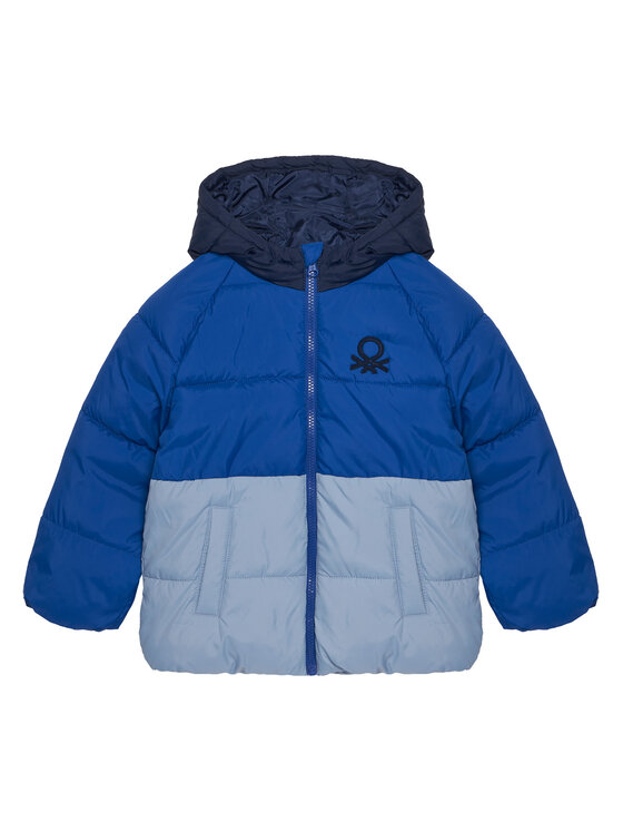 United Colors Of Benetton United Colors Of Benetton Zimní bunda 2WU0GN02W Modrá Regular Fit