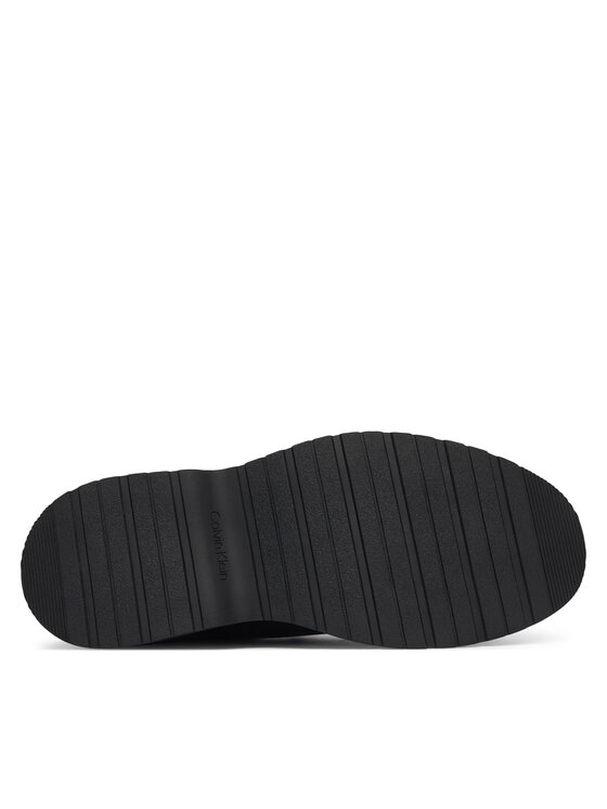 Calvin Klein Calvin Klein Halbschuhe Combat Hiking Shoe Mix Mat Wl HM0HM02248 Schwarz