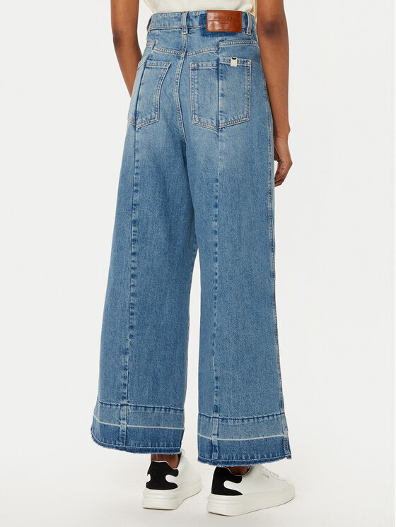 Weekend Max Mara Weekend Max Mara Blugi Agenda 2515181031 Albastru Wide Leg