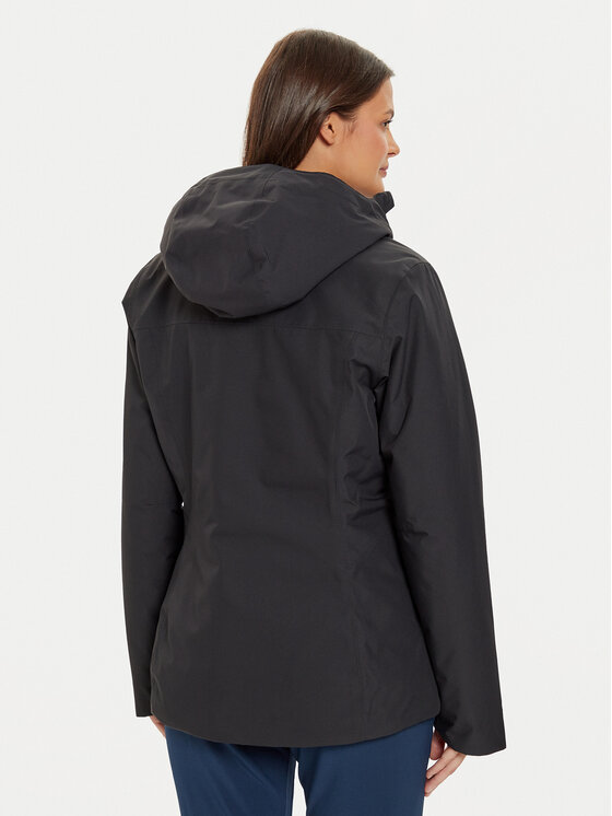 Jack Wolfskin Jack Wolfskin Μπουφάν αδιάβροχο Wisper Ins A61893 Μαύρο Regular Fit