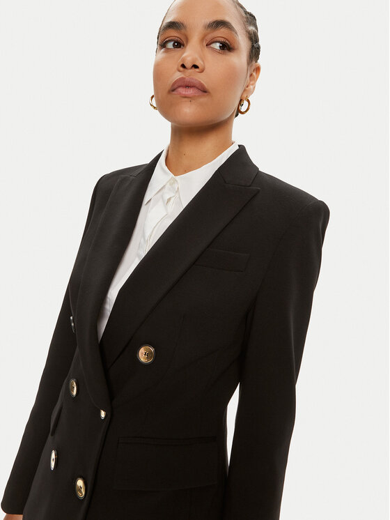 PINKO Pinko Suknjič Glorioso 80 100154 A15M Črna Regular Fit