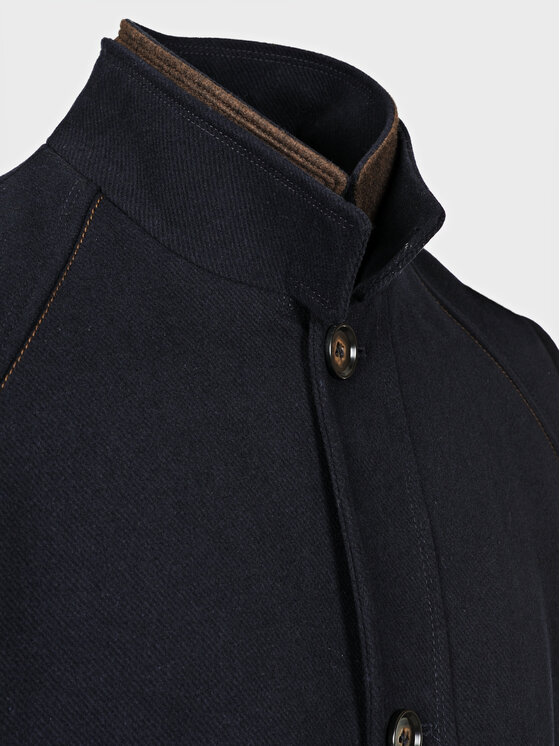 Evenemen Evenemen Płaszcz zimowy VISTA Granatowy Slim Fit