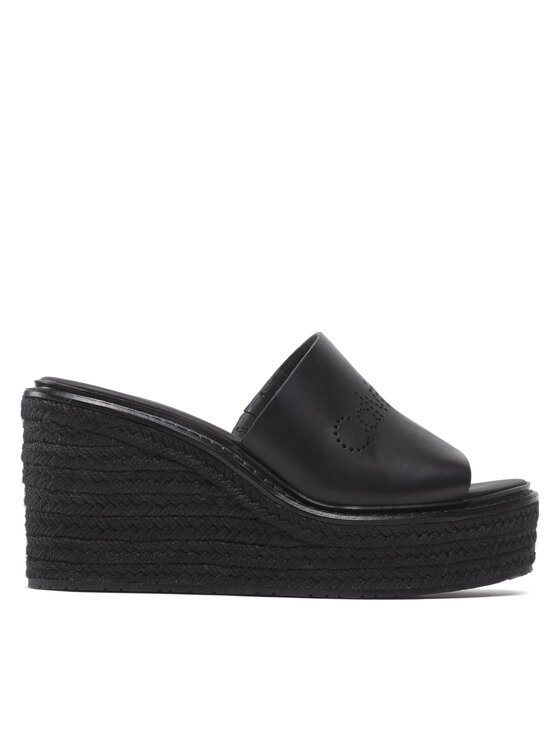 Espadrillas Wedge Mule 50 Perf HW0HW00820 Nero