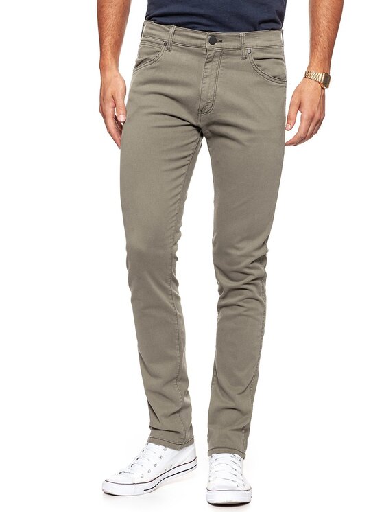 Wrangler Wrangler Pantaloni di tessuto LARSTON Verde Slim Fit