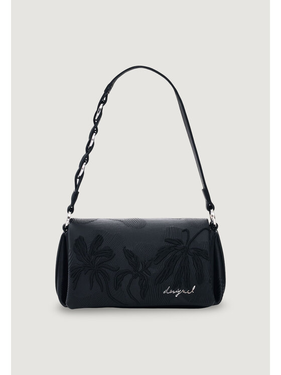 Desigual Desigual Τσάντα BAG_MIRENIS NARON MINI FL Μαύρο