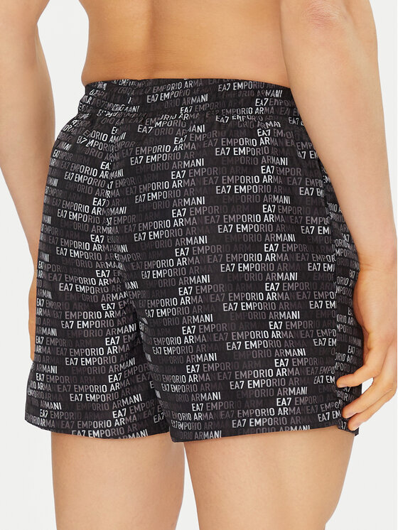 EA7 Emporio Armani EA7 Emporio Armani Plavecké šortky 7M000510 AF13059 MC085 Černá Regular Fit