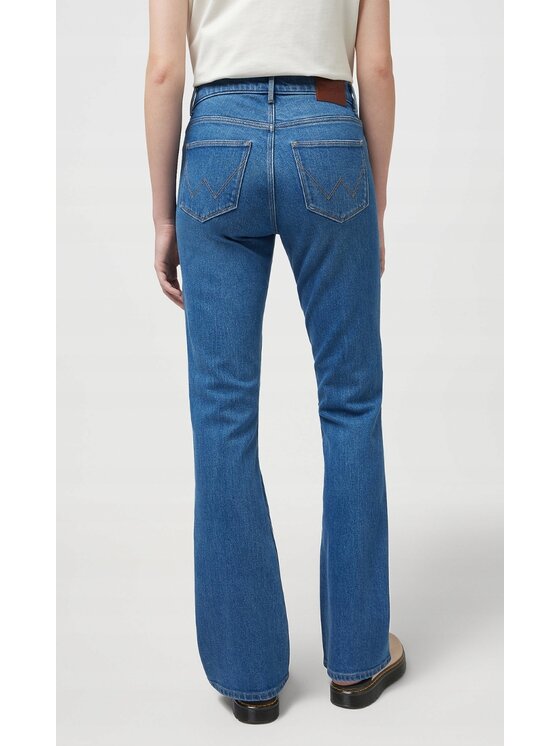 Wrangler Wrangler Jeansy Bootcut 625 Niebieski Bootcut Fit