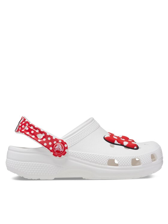 Şlapi Crocs Classic Disney Minnie Mouse Clog T208710 Alb
